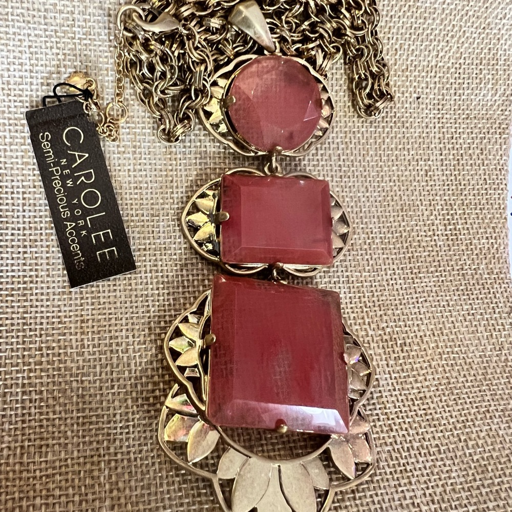 Carolee Semi precious accent necklace.
